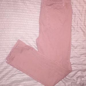 Beige pink pants